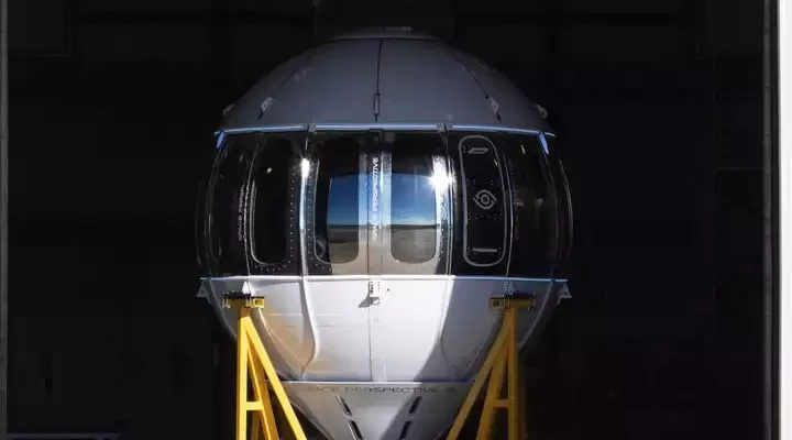 Up, Up, and Away: A Sneak Peek at a Luxury Space Capsule Designed to Soar to the Edge of Space!