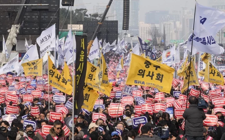 Rx for Protest: South Korean Doctors Rally Against Government's Medical School Plan