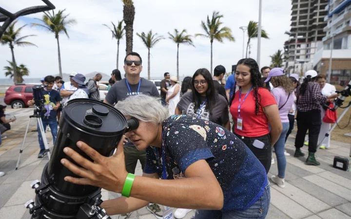 Cloudy with a Chance of Eclipse: North America's Celestial Spectacle Draws Masses