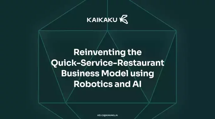 Kaikaku's Robot Revolution: Inside the $1.8M Pitch Deck for Their Futuristic Restaurant
