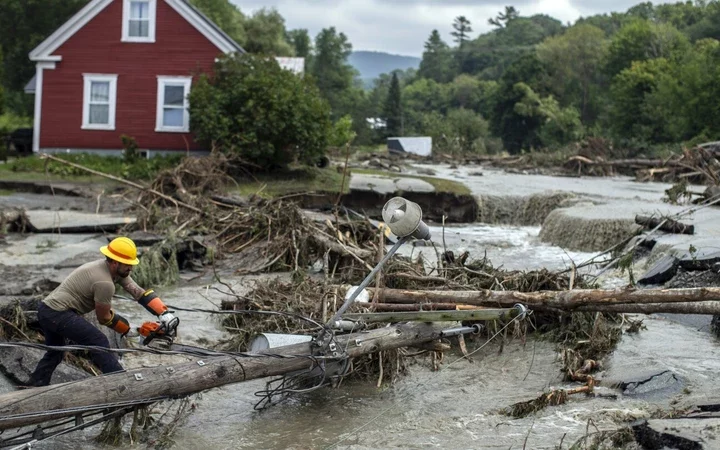 Vermont's Deluge: Washed-Out Roads, Crushed Cars, and Ruined Homes