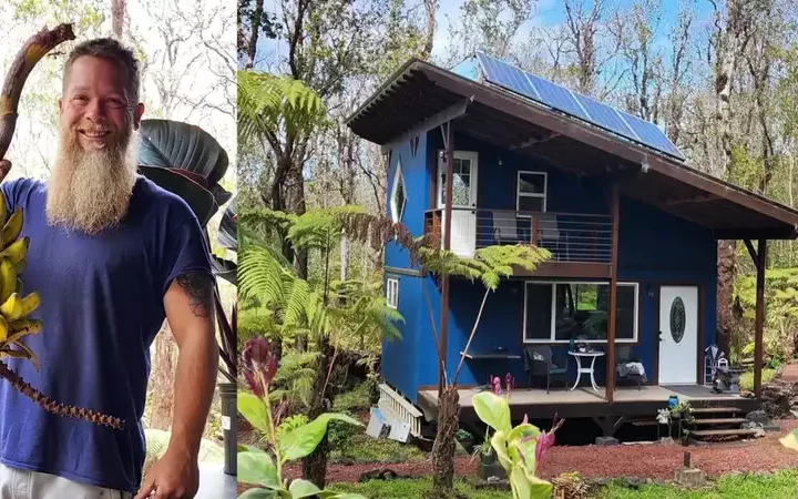 Minnesota Man's $16,000 Hawaiian Dream: Building an Off-Grid Cabin Paradise Over 5 Winters