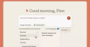 Claude AI Gets Personal: Anthropic Unveils Customizable Chat Styles